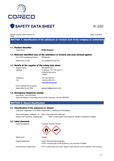 Sheet R-290